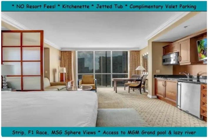 Signature Mgm Suite With Strip And Sphere View Las Vegas Exteriör bild