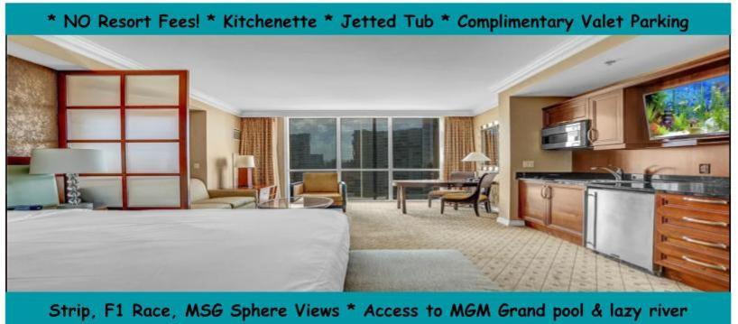 Signature Mgm Suite With Strip And Sphere View Las Vegas Exteriör bild